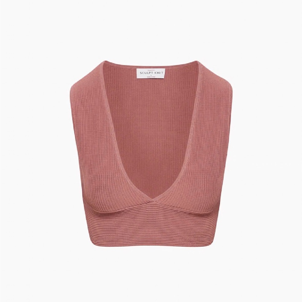 Aritzia Sculpt Knit Deep V Tank